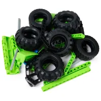 Constructor XTech 2 in 1 Farm Tractor & Snow Plow Truck Transport/ Green photo 3