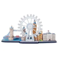 Puzzle 3D CubicFun London 6+/ Numărul de piese: 107 photo 2
