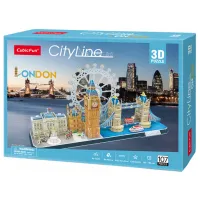 Puzzle 3D CubicFun London 6+/ Numărul de piese: 107 photo 3