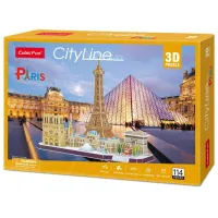 Puzzle 3D CubicFun Paris 6+/ Numărul de piese: 114 photo 3