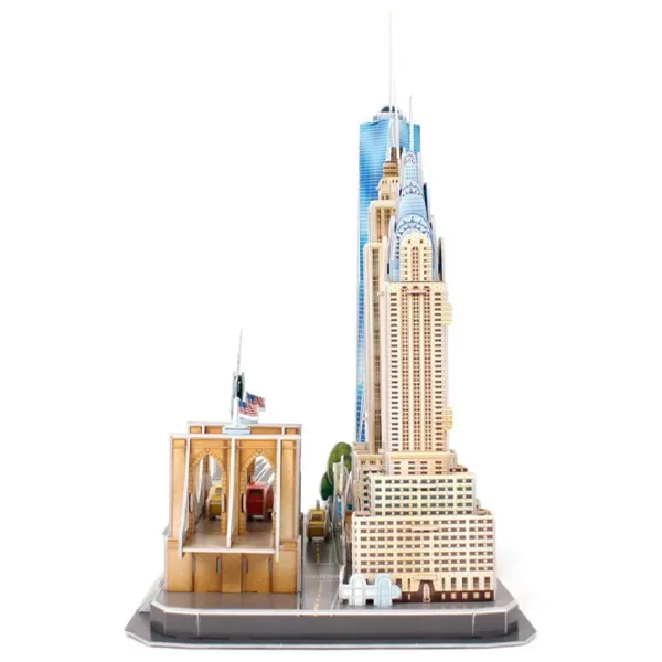 Puzzle 3D CubicFun New York City 6+/ Numărul de piese: 114 photo 2