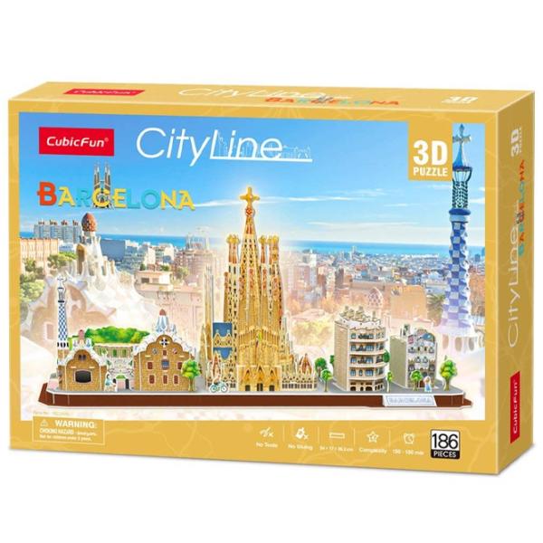 Пазл 3D CubicFun Barcelona 6+/ Количество деталей: 186 photo 3