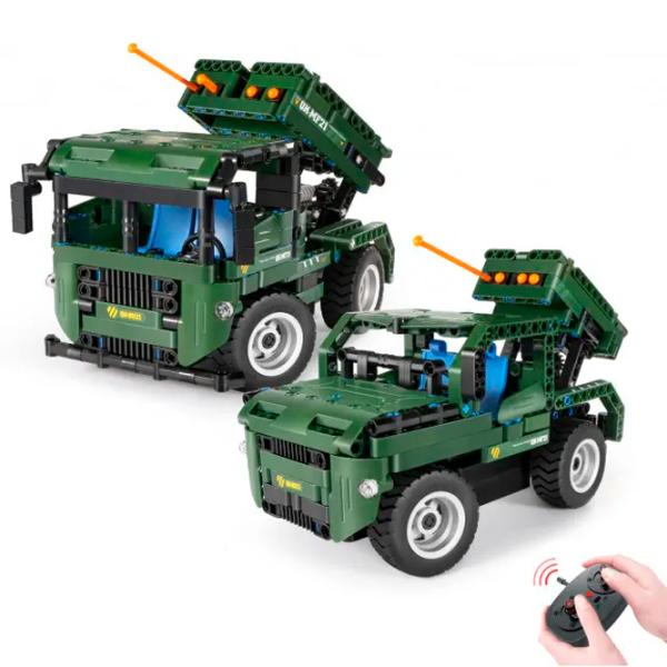 Конструктор с радиоуправлением XTech 2 in 1 Rocket Launcher Транспорт/ Зелёный photo 2