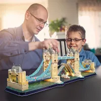 Puzzle 3D CubicFun Tower Bridge LED 10+/ Numărul de piese: 222 photo 3