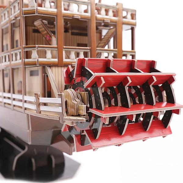 Пазл 3D CubicFun Mississippi Steamboat 6+/ Количество деталей: 142 photo 2