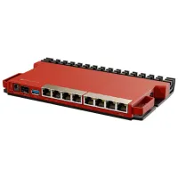 Switch Mikrotik L009UiGS-RM Red photo 3