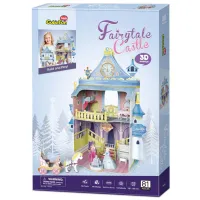 Puzzle 3D CubicFun Fairytale Castle 8+/ Numărul de piese: 81 photo 2