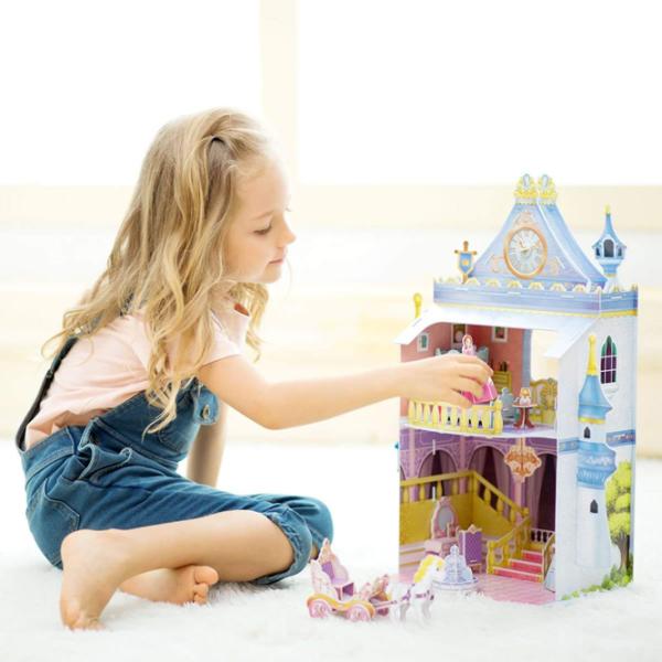 Пазл 3D CubicFun Fairytale Castle 8+/ Количество деталей: 81 photo 3