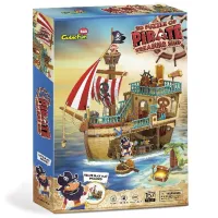 Пазл 3D CubicFun Pirate Treasure Ship 8+/ Количество деталей: 157 photo 2