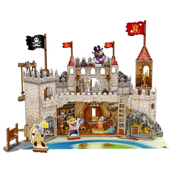 Пазл 3D CubicFun Pirate Knight Castle 8+/ Количество деталей: 183 photo 2
