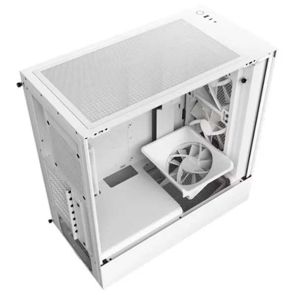 Корпус NZXT H5 Flow RGB Mid Tower / Белый photo 6
