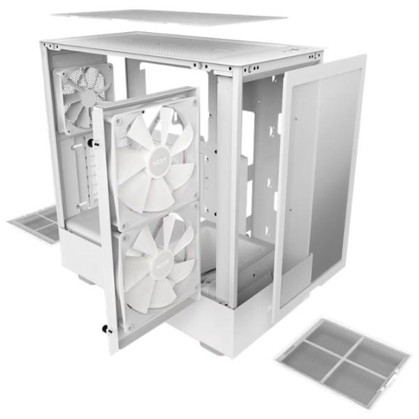 Корпус NZXT H5 Flow RGB Mid Tower / Белый photo 7