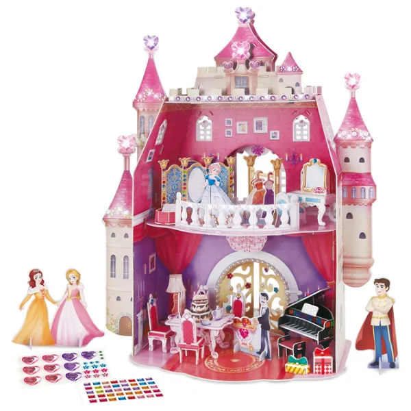 Puzzle 3D CubicFun Princess Birthday Party 5+/ Numărul de piese: 95 photo 2