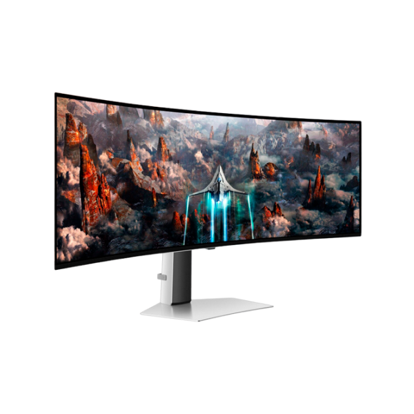 Монитор Samsung Odyssey G93SC 49" DWQHD 240 Гц/ 0.03 мс/ Серебристый photo 2
