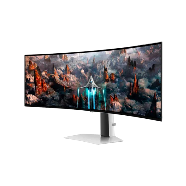 Монитор Samsung Odyssey G93SC 49" DWQHD 240 Гц/ 0.03 мс/ Серебристый photo 3