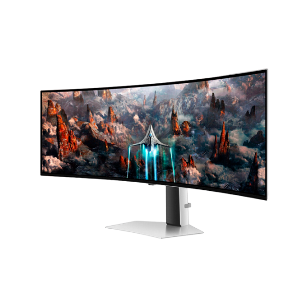 Монитор Samsung Odyssey G93SC 49" DWQHD 240 Гц/ 0.03 мс/ Серебристый photo 3