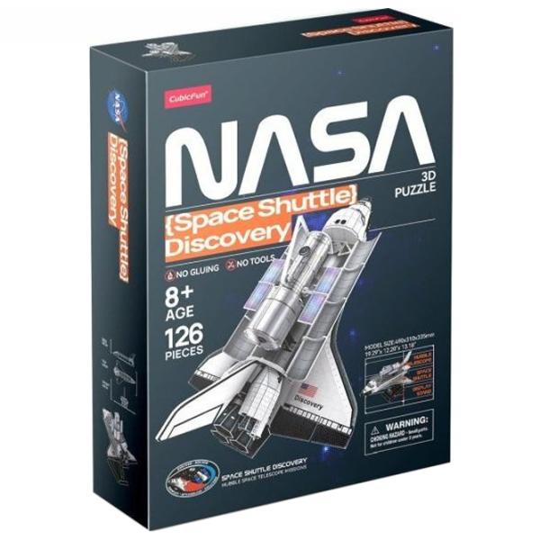 Пазл 3D CubicFun Space Shuttle Discovery 8+/ Количество деталей: 126 photo 2