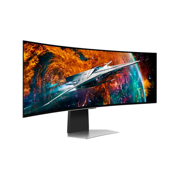 Монитор Samsung Odyssey G9 G95SC 49" DWQHD 240 Гц/ 0.03 мс/ Серебристый photo 2