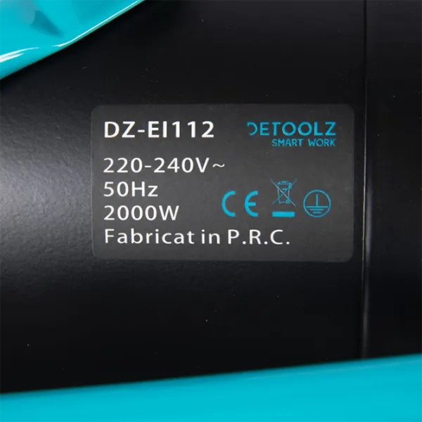 Тепловая пушка Электрическая Detoolz DZ-EI112 2000 Вт/ 127 м³/ ч photo 3 Тепловая пушка Электрическая Detoolz DZ-EI112 2000 Вт/ 127 м³/ ч photo 3