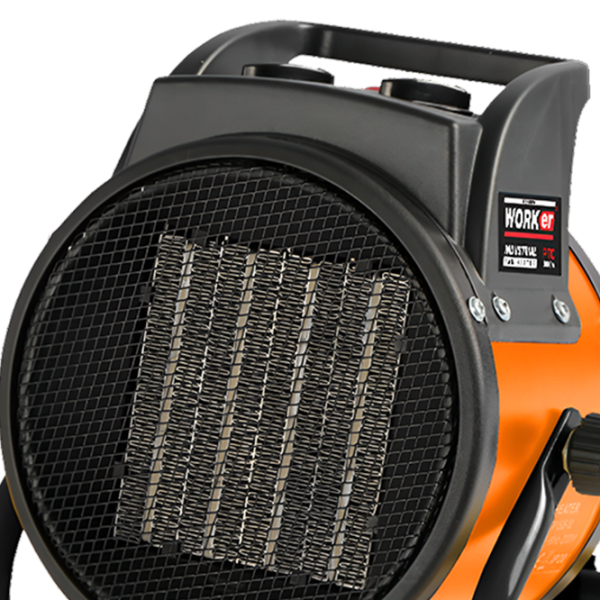 Тепловая пушка Электрическая Technoworker PTC2000W 3000 Вт/ 20 м²/ 197 м³/ ч photo 2