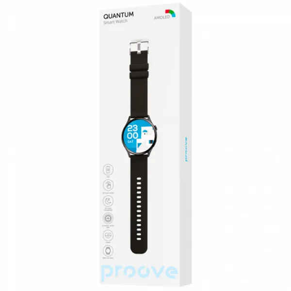 Умные часы Proove Quantum 1.43"/ Черный - Чёрный/ SWQU00000001 photo 4