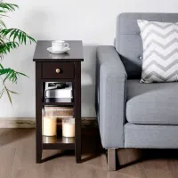 Măsuță de cafea Costway HW61591CF Brown photo 4