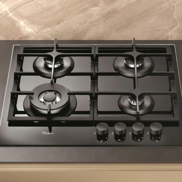 Газовая варочная панель Whirlpool GOA 6425/ NB1 Закаленное стекло/ Черный photo 4