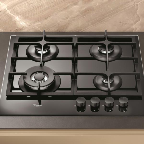 Газовая варочная панель Whirlpool GOA 6425/ NB1 Закаленное стекло/ Черный photo 4