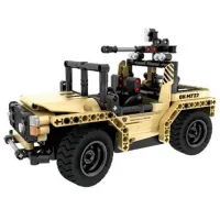 Constructor cu telecomandă XTech 2 in 1 Armed Off-road Vehicle Transport/ Inox photo 2