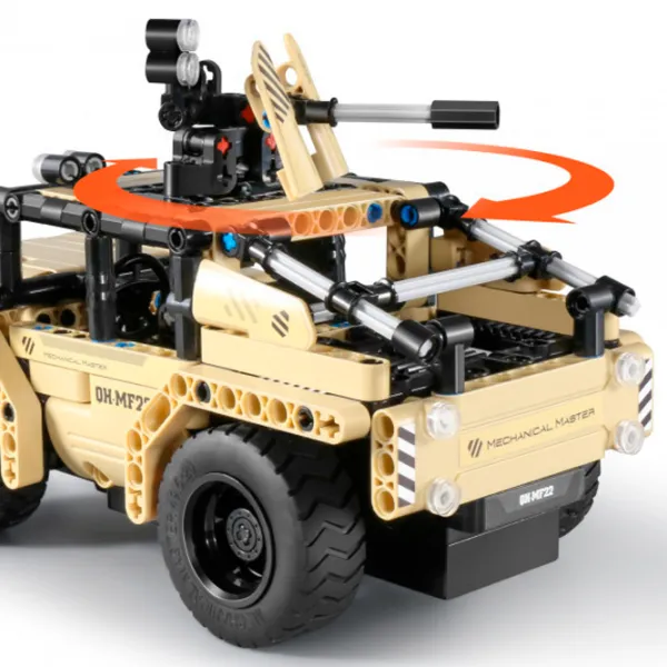 Конструктор с радиоуправлением XTech 2 in 1 Armed Off-road Vehicle Транспорт/ Нержавеющая сталь photo 4