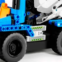 Constructor cu telecomandă XTech 2 in 1 Mixer Truck Transport/ Blue photo 3