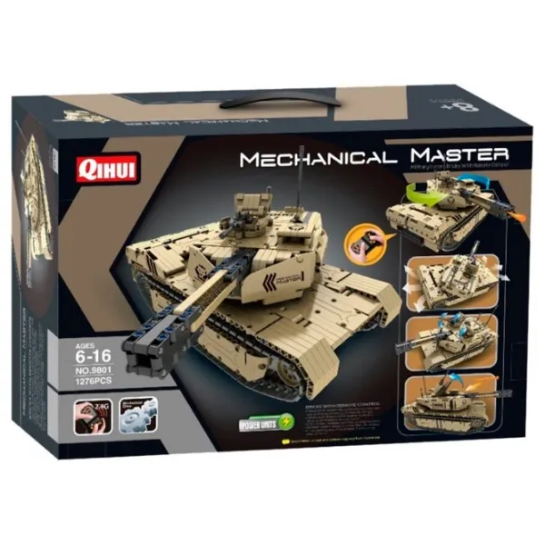 Конструктор с радиоуправлением XTech Big Tank Танк/ Бежевый photo 3