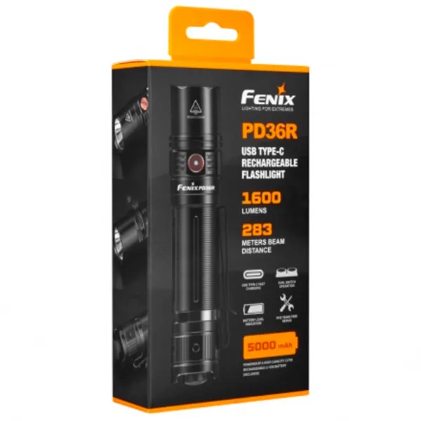 Lanternă Fenix PD36R Black photo 6