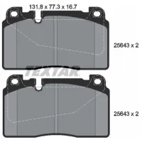 Тормозные колодки Textar 2564301 передние/ дисковые photo 2