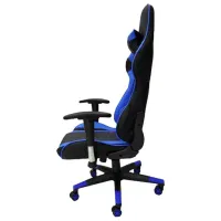 Scaun Gaming Havit GC932 Blue Black photo 3