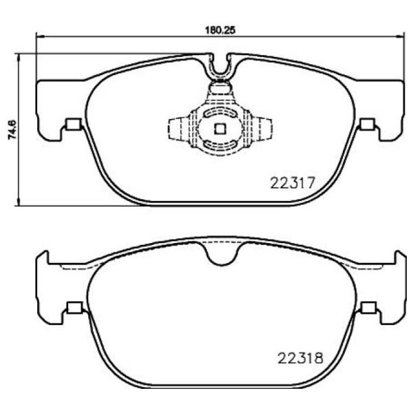 Тормозные колодки Brembo P 86 027 передние/ дисковые photo 2