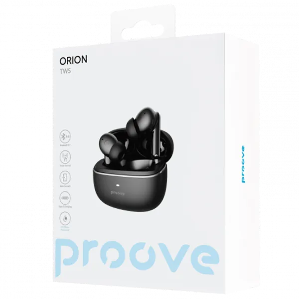Наушники Proove Orion Черный Беспроводные/ Персональный photo 5 Наушники Proove Orion Черный Беспроводные/ Персональный photo 5