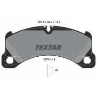 Plăcuțe de frână Textar 2570101 față/ disk photo 2