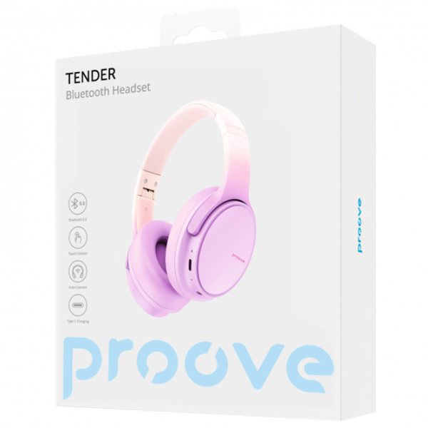 Наушники Proove Tender Розовый Пурпурный Беспроводные/ Персональный photo 5 Наушники Proove Tender Розовый Пурпурный Беспроводные/ Персональный photo 5