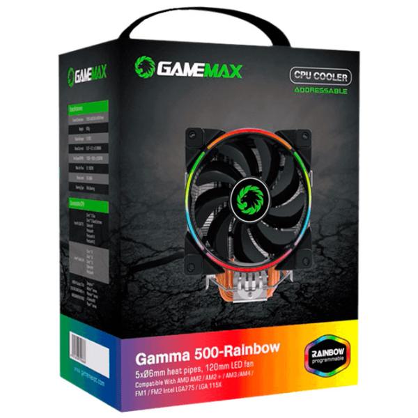 Кулер Gamemax Gamma 500-Rainbow Гидравлический подшипник/ 1500 об/ мин photo 9 Кулер Gamemax Gamma 500-Rainbow Гидравлический подшипник/ 1500 об/ мин photo 9