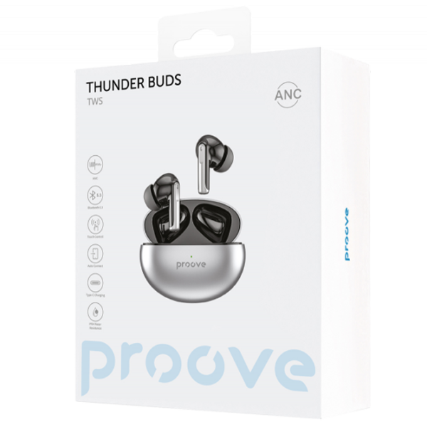 Наушники Proove Thunder Buds Серебристый Беспроводные/ Персональный photo 5