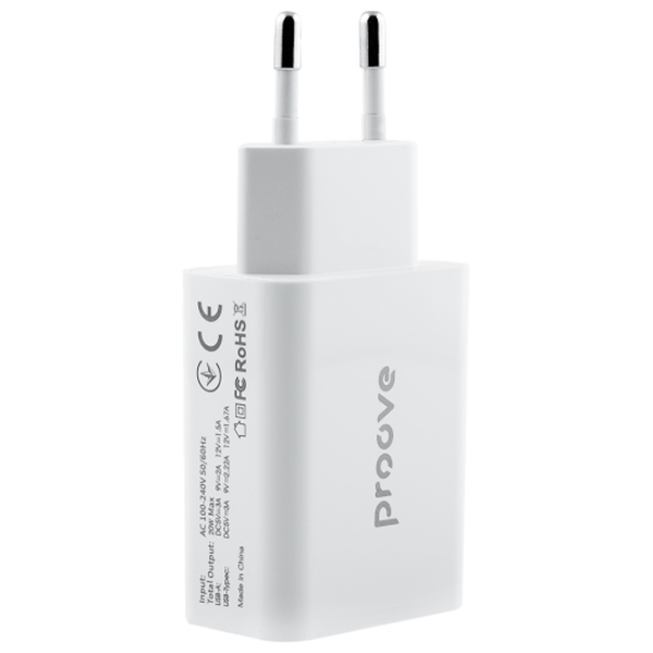 Сетевое зарядное устройство Proove Rapid 2 A/ Белый photo 2 Сетевое зарядное устройство Proove Rapid 2 A/ Белый photo 2