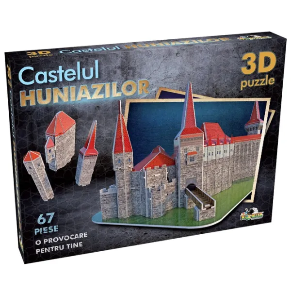 Puzzle 3D Noriel Castelul Huniazilor 5+/ Numărul de piese: 67 photo 4 Puzzle 3D Noriel Castelul Huniazilor 5+/ Numărul de piese: 67 photo 4