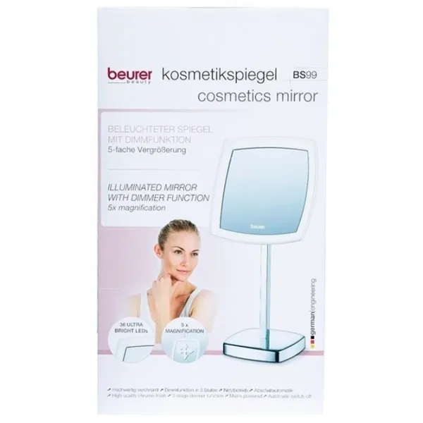 Oglindă de machiaj Beurer BS99 Unilateral/ White photo 5