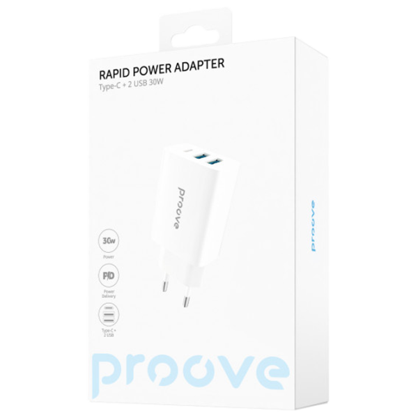 Сетевое зарядное устройство Proove Rapid 2 A/ Белый photo 5