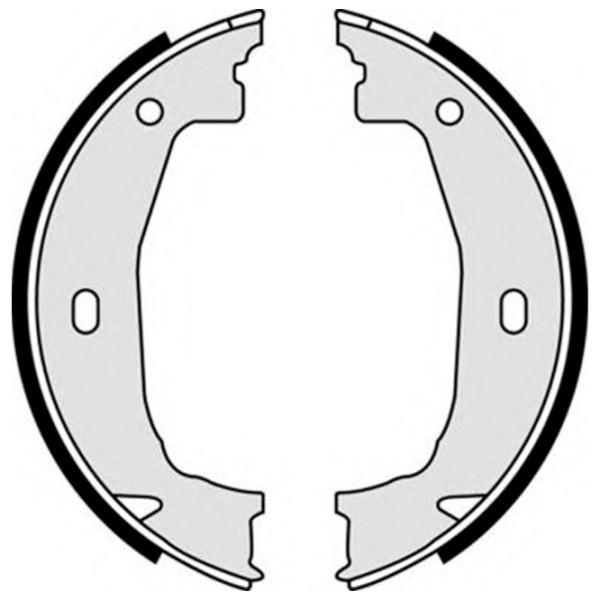Тормозные колодки Brembo S 06 510 задний/ барабанные photo 2 Тормозные колодки Brembo S 06 510 задний/ барабанные photo 2