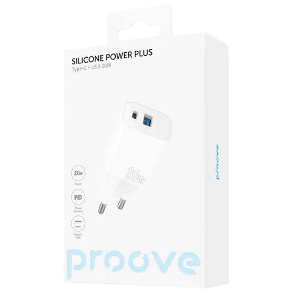 Încărcător de rețea Proove Silicone Power 2 A/ White photo 5 Încărcător de rețea Proove Silicone Power 2 A/ White photo 5