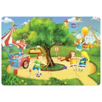 Пазл 2D Noriel 2 in 1 Выучите формы 3+/ Количество деталей: 24 photo 2
