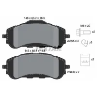 Тормозные колодки Textar 2589501 передние/ дисковые photo 2