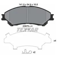 Тормозные колодки Textar 2597901 передние/ дисковые photo 2
